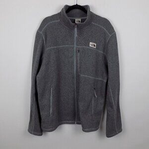 The North Face Gordon Lyons  Sweater Jacket Size XL Heathered Gray